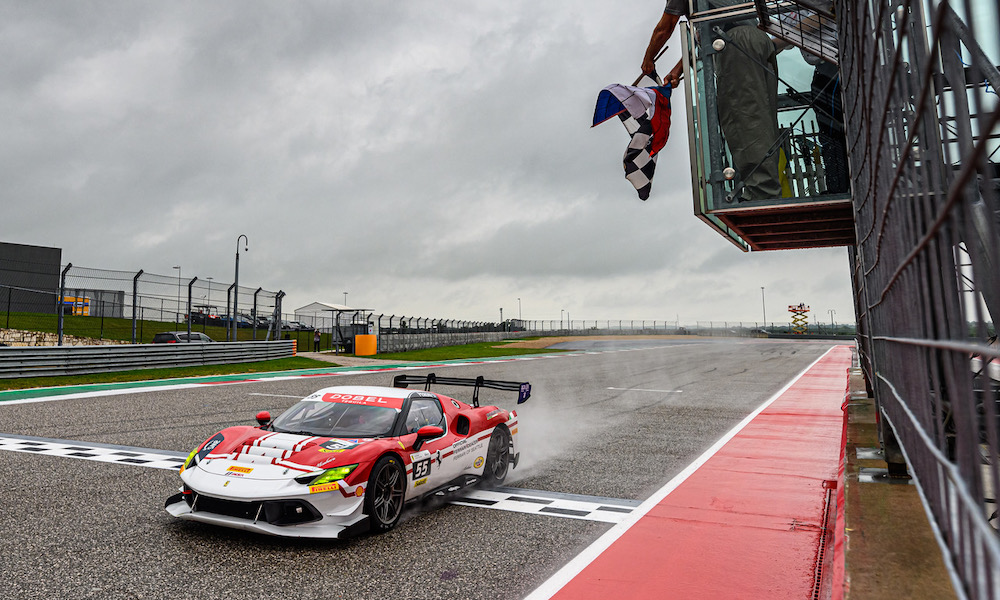 Thrilling Victory: Rain Has the Final Say at Ferrari Challenge at COTA