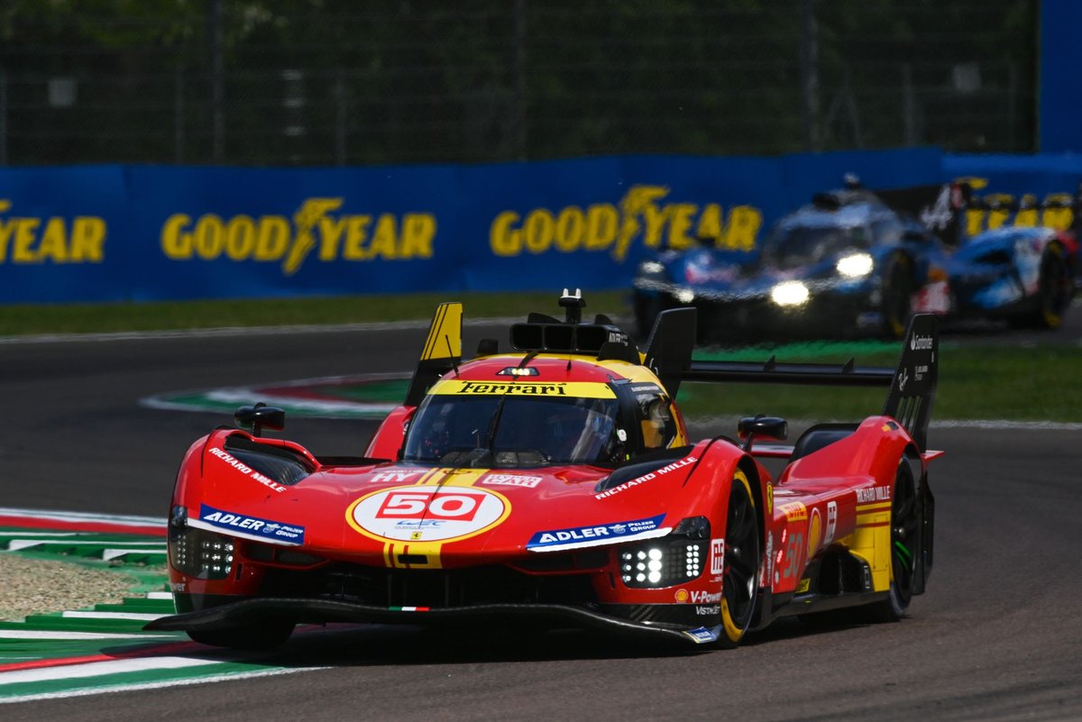 Fuoco Sets the Track Ablaze as Ferrari Dominates WEC Imola Practice