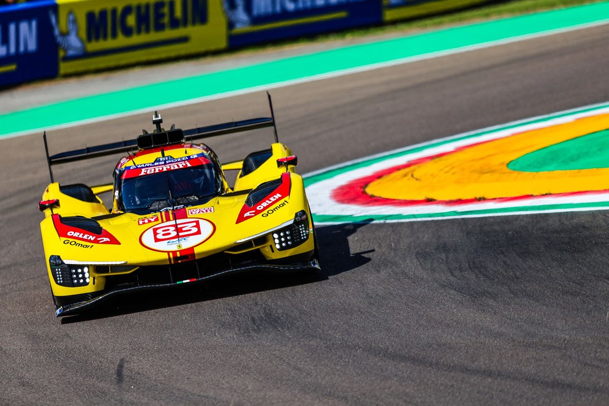 Speeding Towards Success: Ye Sets Pace for Ferrari with 1-2 Finish in WEC Imola Practice