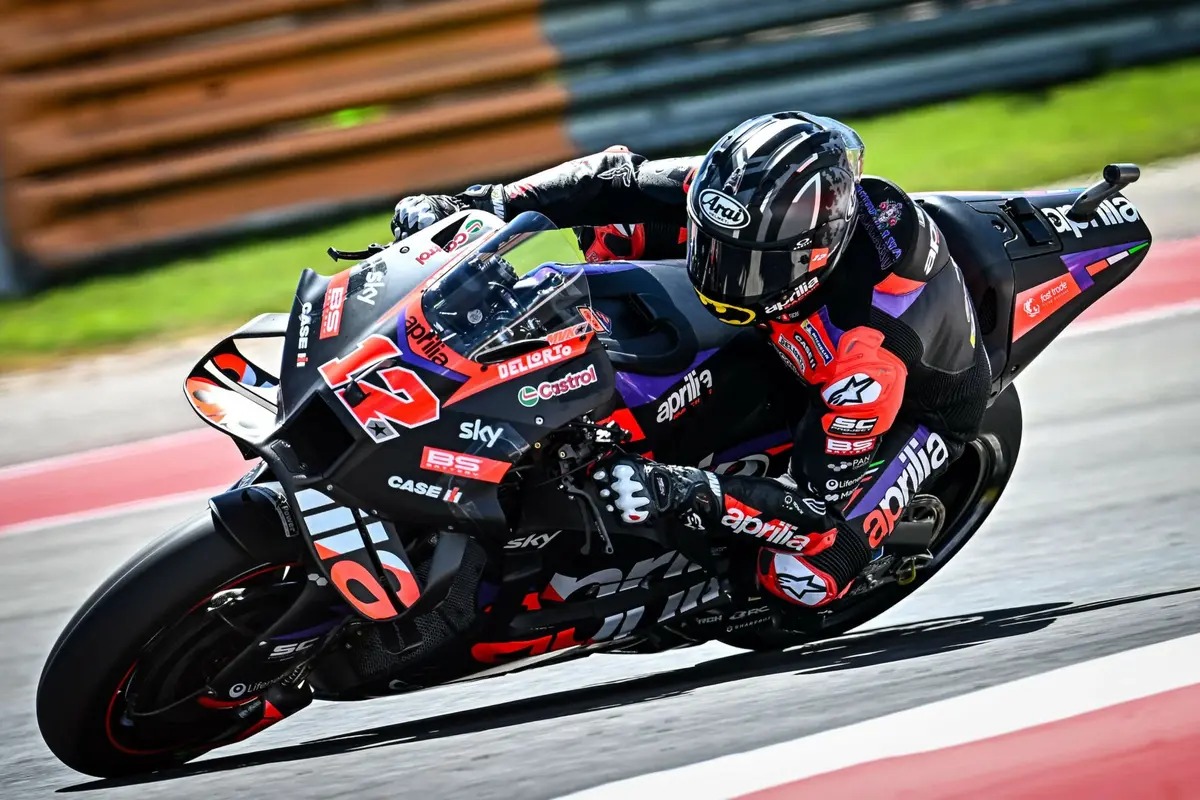 Aprilia's Anxiety: Vinales' Clutch Concerns Cast Shadow on COTA MotoGP Showdown