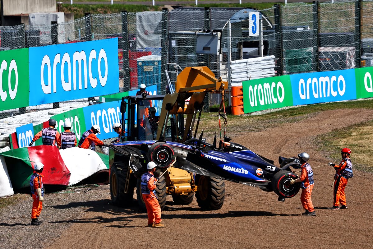 Albon's Heroic Effort: Dodging Disaster at Suzuka F1 Grand Prix