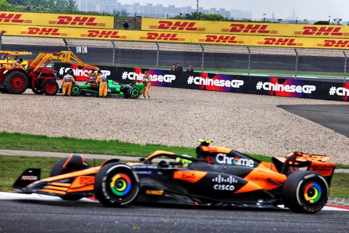 Norris uttered expletives during F1 Chinese GP VSC period