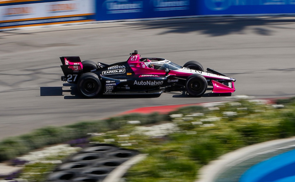 Kirkwood Dominates as Andretti Racing Secures Top Spots in Long Beach Practice