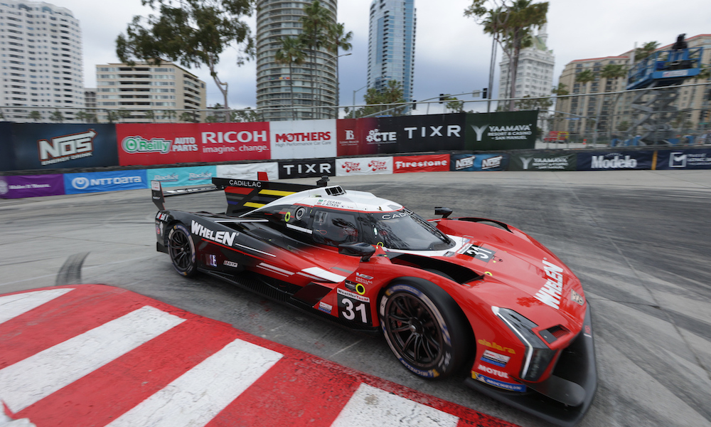 Derani Dominates Long Beach IMSA Practice Session with Strong Performance