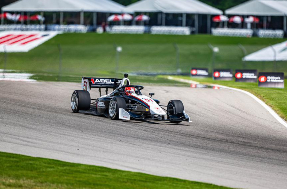 Abel Secures Pole Position at Barber Indy NXT, Maintaining Dominance
