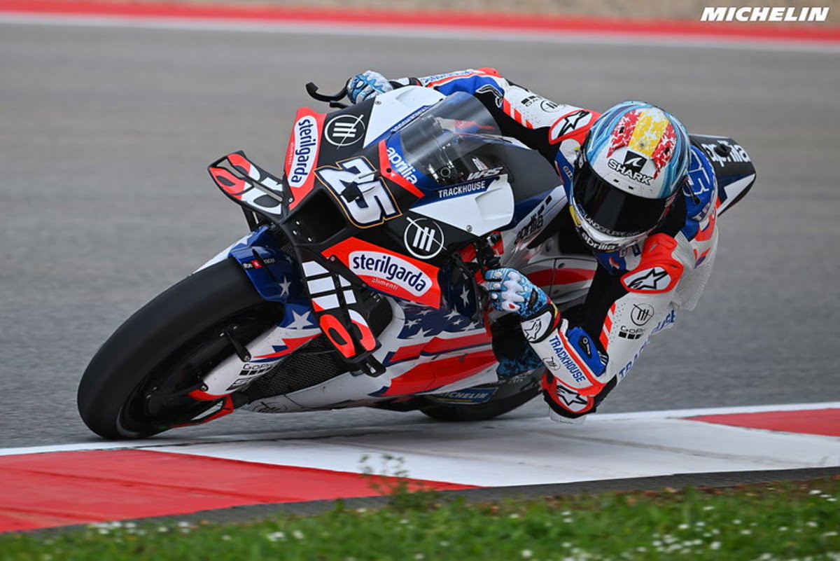 Speed and Precision: Fernandez Takes the Wheel of 2024 Aprilia MotoGP Bike at Jerez Test