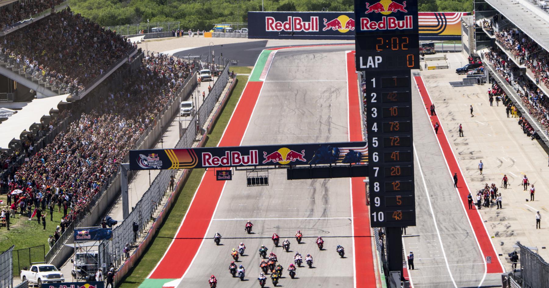 This is the start time of the MotoGP of the Americas