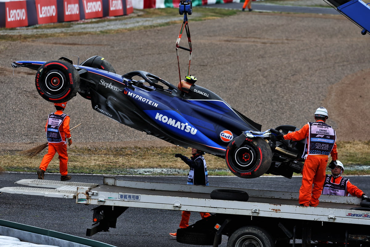 Sergeant's Setback: Williams F1 Chassis Unscathed in Japan Grand Prix