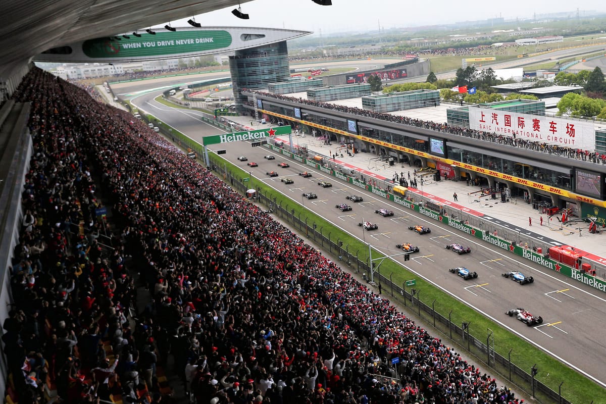 What time is the Chinese Grand Prix? Qualifying and F1 race times