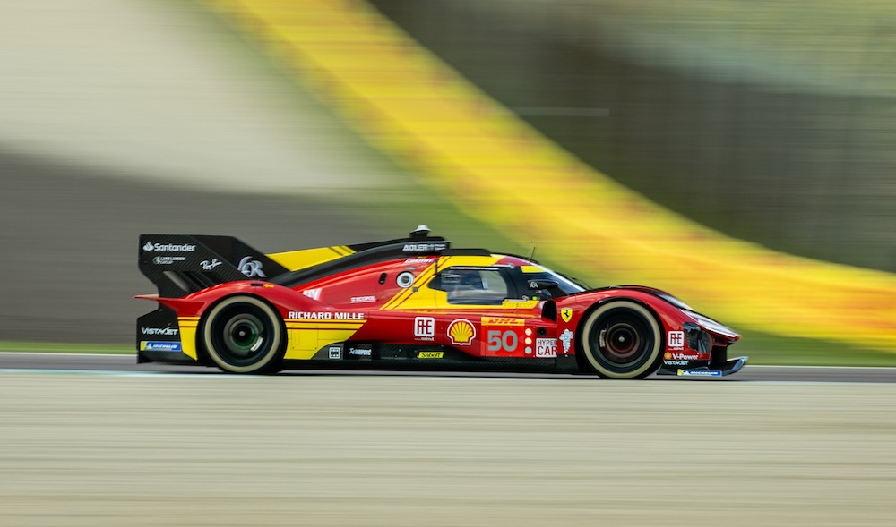 Burning Bright: Fuoco Ignites Ferrari's Dominance in Imola WEC Practice