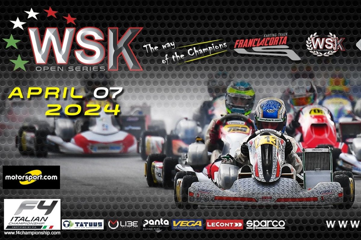 Speed, Precision, and Adrenaline: Tune in for the Thrilling First Round of WSK Open Series at Franciacorta!