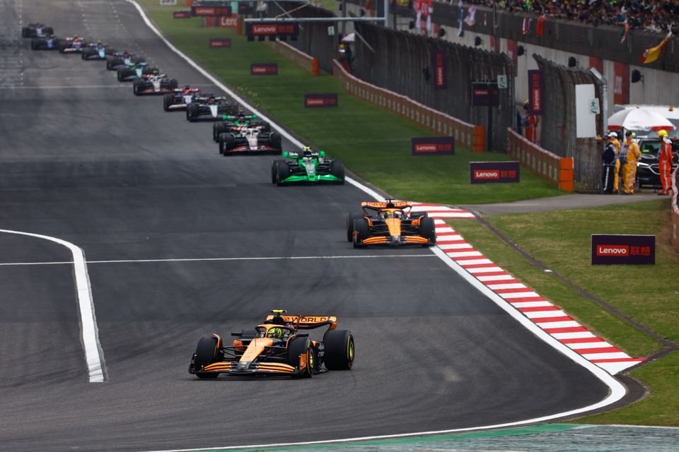McLaren Stands Strong: Defending Norris' Formidable F1 Sprint Performance.