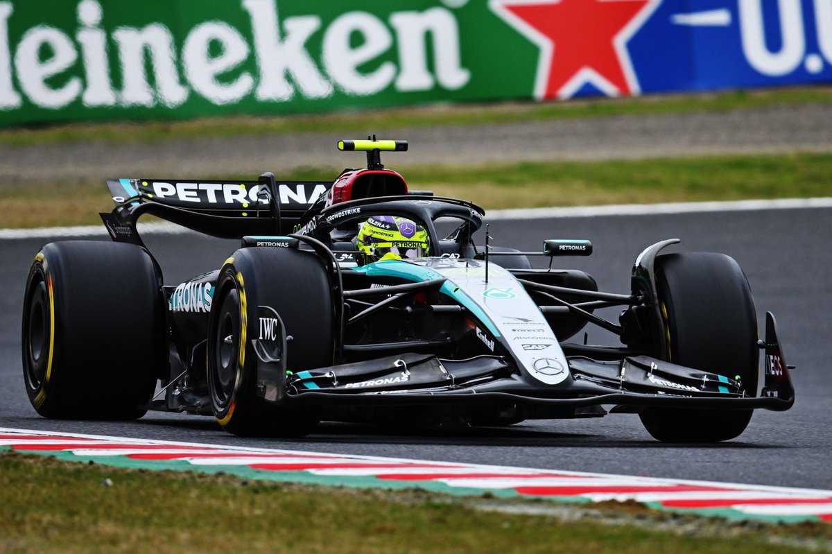 Hamilton and Mercedes Reach Peak Performance in electrifying Japanese F1 Practice Session