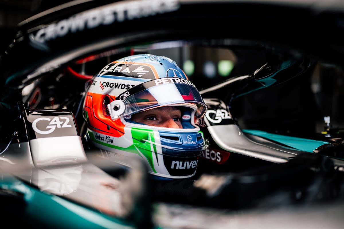 Antonelli completes debut F1 test with Mercedes in Austria