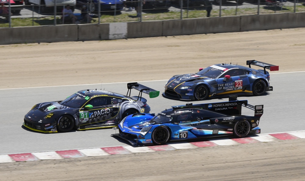 Three classes of IMSA teams headed for Laguna Seca