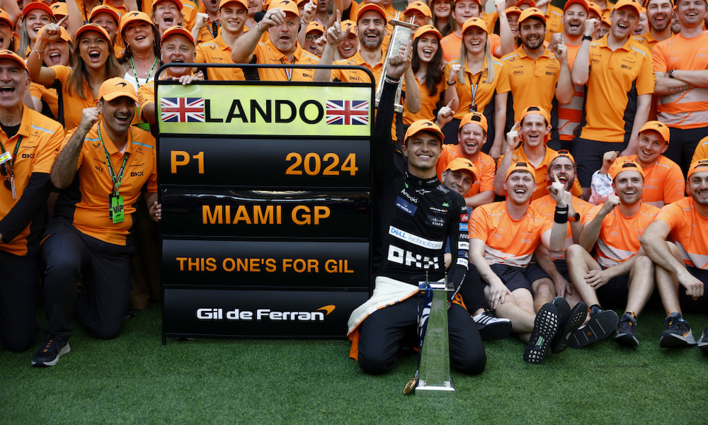 McLaren dedicates Miami victory to de Ferran