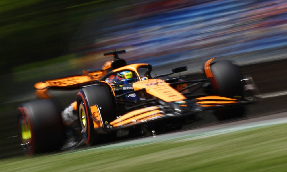 Piastri leads Norris as Alonso and Perez crash out of Imola FP3
