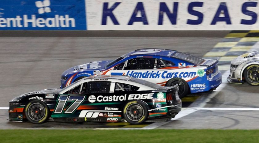 Photo Finish: Larson Edges Out Buescher in Epic NASCAR Showdown at Kansas Speedway
