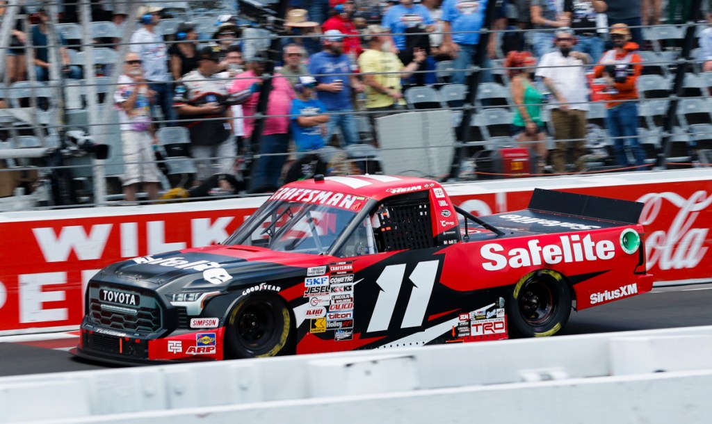 Underdog Heim Shines in Rain-Delayed Truck Series Triumph at North Wilkesboro