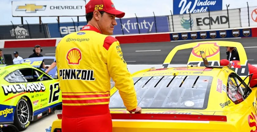 Racing Toward Perfection: Logano's Determination and Drive on the Track