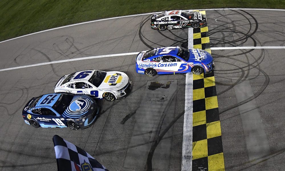 Unprecedented Drama Unfolds: NASCAR's Historic Kansas Finish
