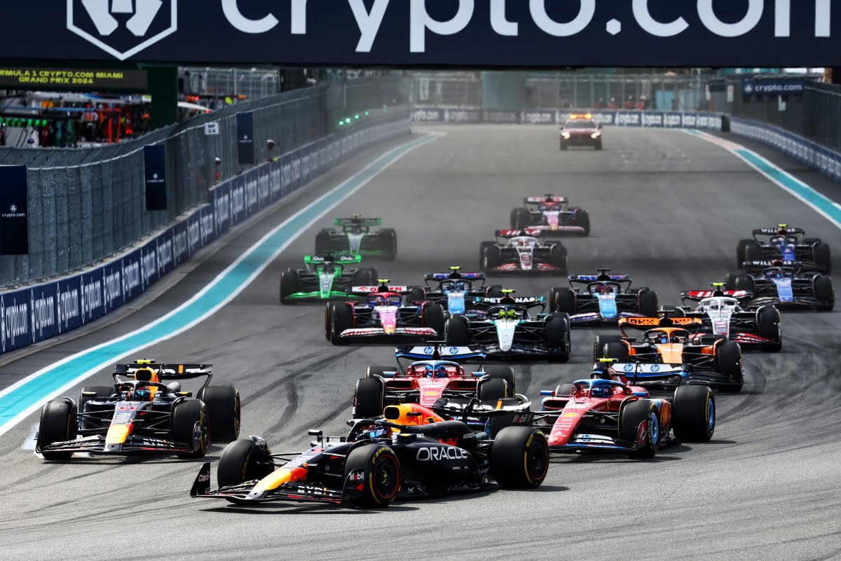 Verstappen's Fortunate Dodge: Navigating the Bold Move by Perez at Miami F1 Start