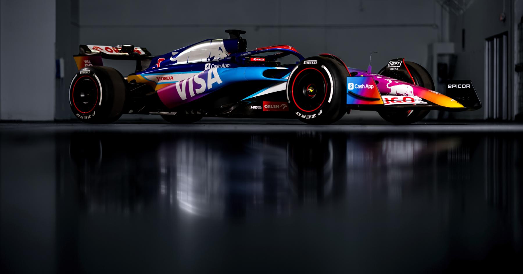 Revolutionizing the Racetrack: RB Unveils Dazzling Livery Transformation for Miami Grand Prix