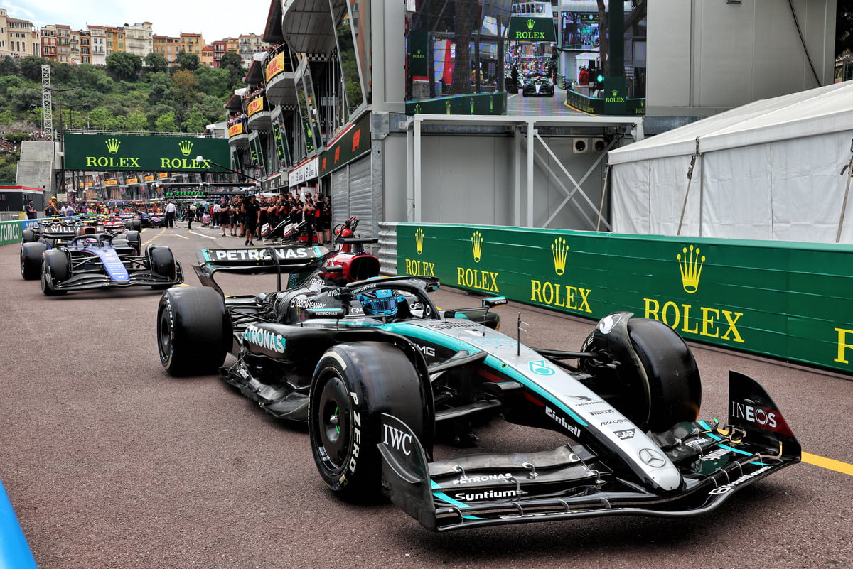 Mercedes Revolutionizes F1 Strategy with Innovative 'Coin-Toss' Front Wing Solution in Monaco