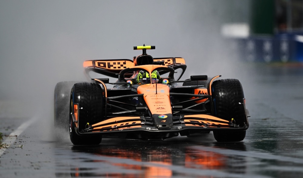 Norris tops shortened Canadian GP FP1 after dramatic hailstorm