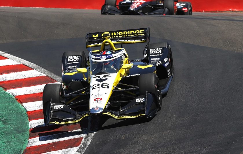Speed Demon Herta Dominates in Second IndyCar Practice at Laguna Seca