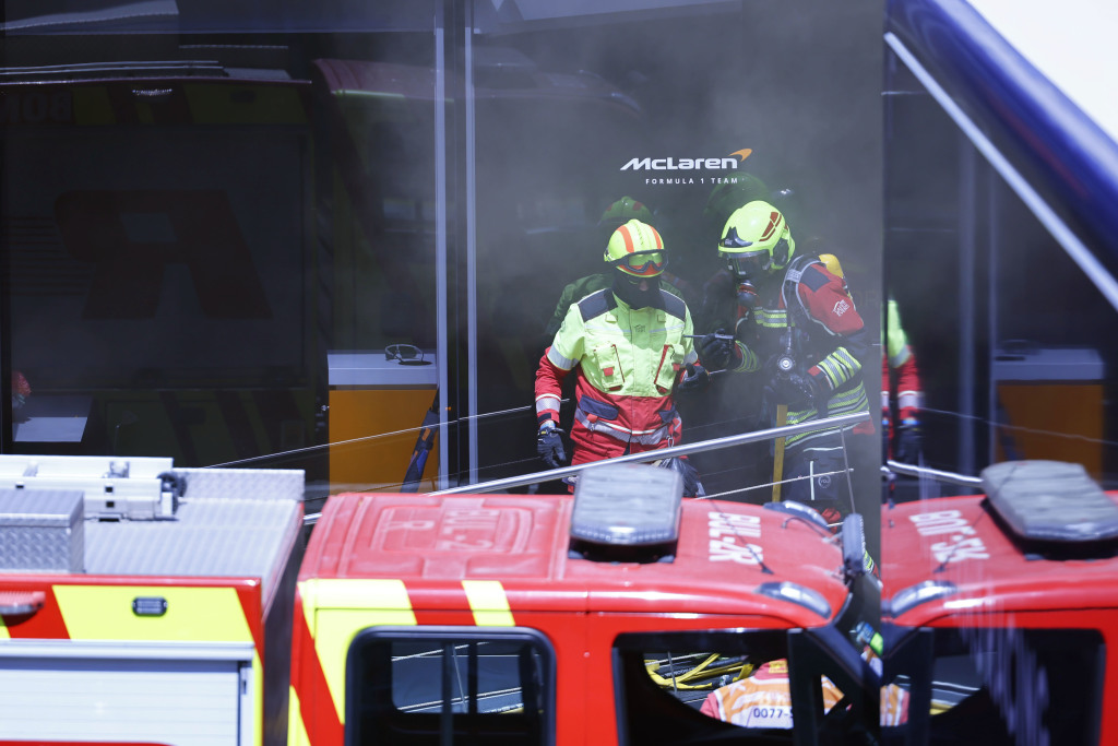Racing community unites as McLaren team member hospitalized in hospitality hub blaze
