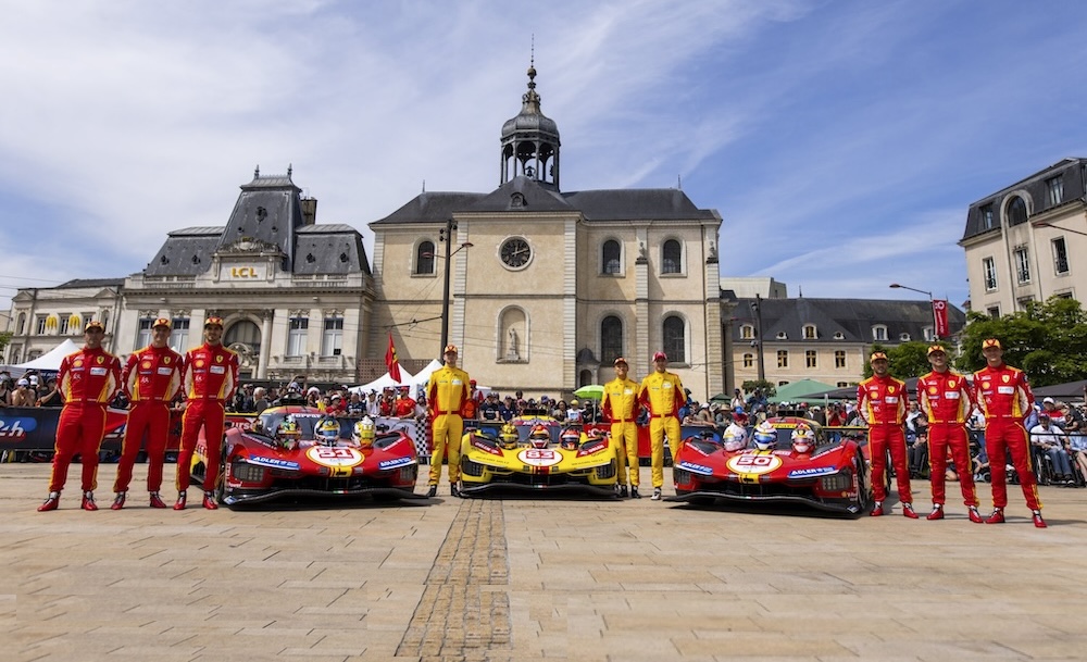 Iconic Rivalry Revs Up at Le Mans: Ferrari and Porsche Steal the Show at scrutineering