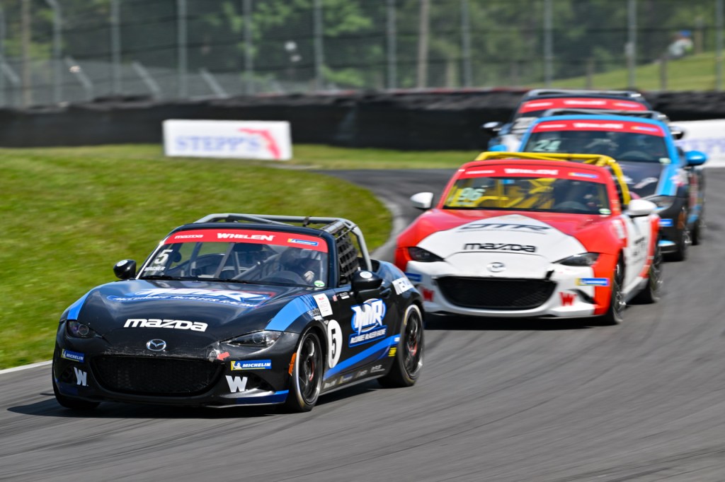 Driving Dominance: Wagner Secures Victory in MX-5 Cup Race 2 at Mid-Ohio