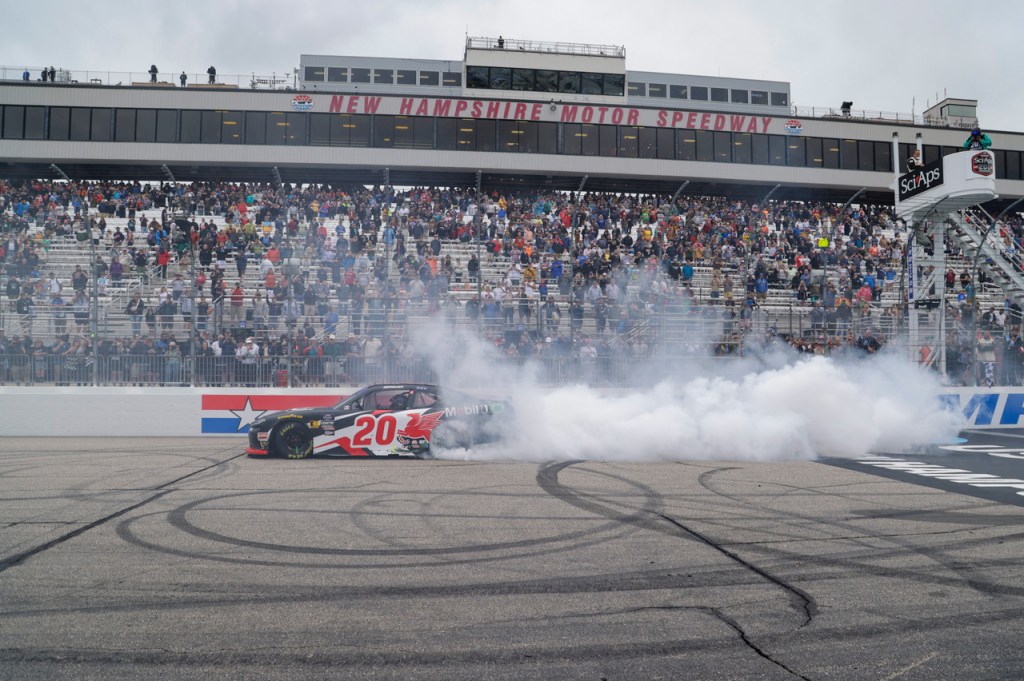 Victorious Moment: Bell Seizes Xfinity Victory at Loudon in Late Surge