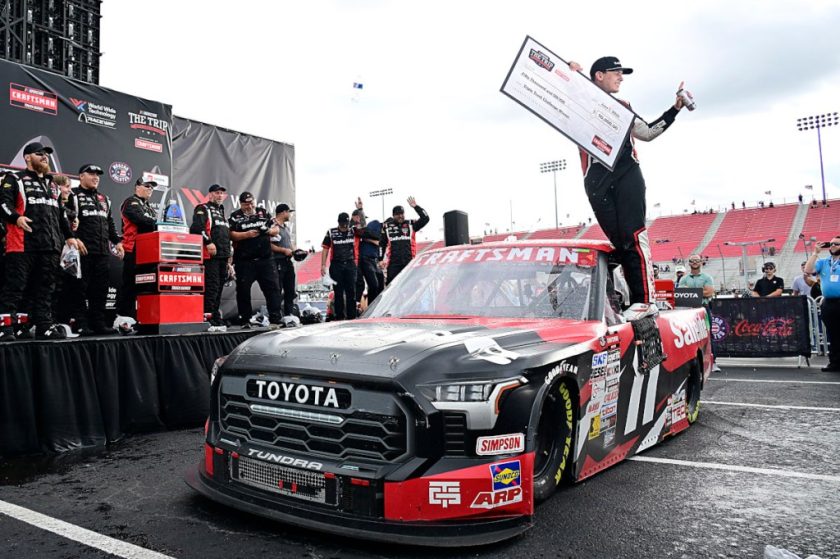 Showers of Success: Heim Triumphs in Wet and Wild Truck Series Victory at WWTR