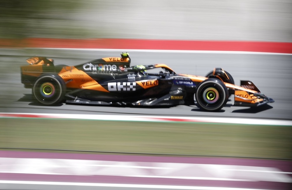 The Thrilling Triumph: Norris Leads the Way in Inaugural Spanish GP Practice Session