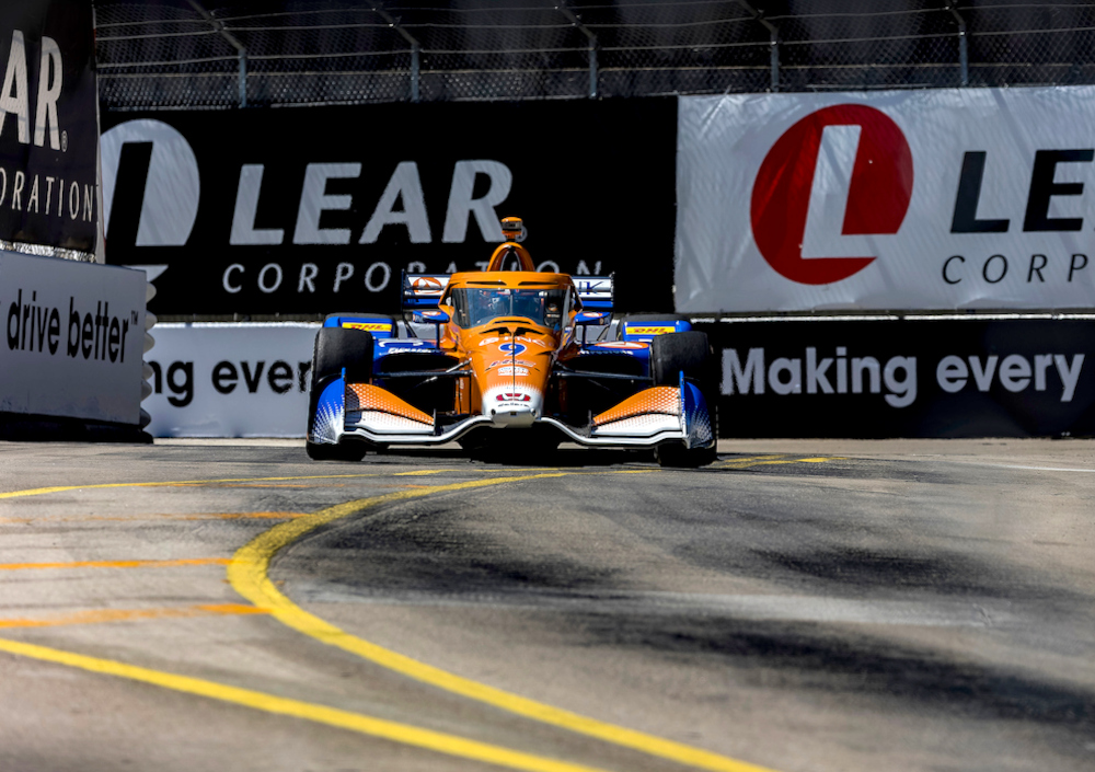 Precision and Chaos: Dixon's Dominance at the Detroit GP