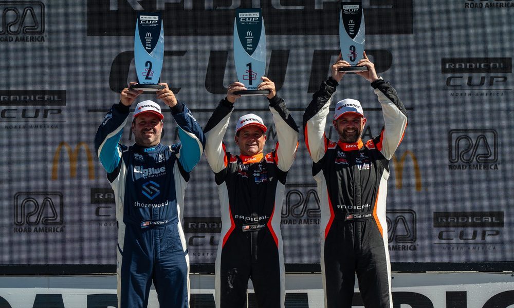 Triple Triumph: Field, Yang, and Almeida Dominate Radical Cup Race 3 at Road America