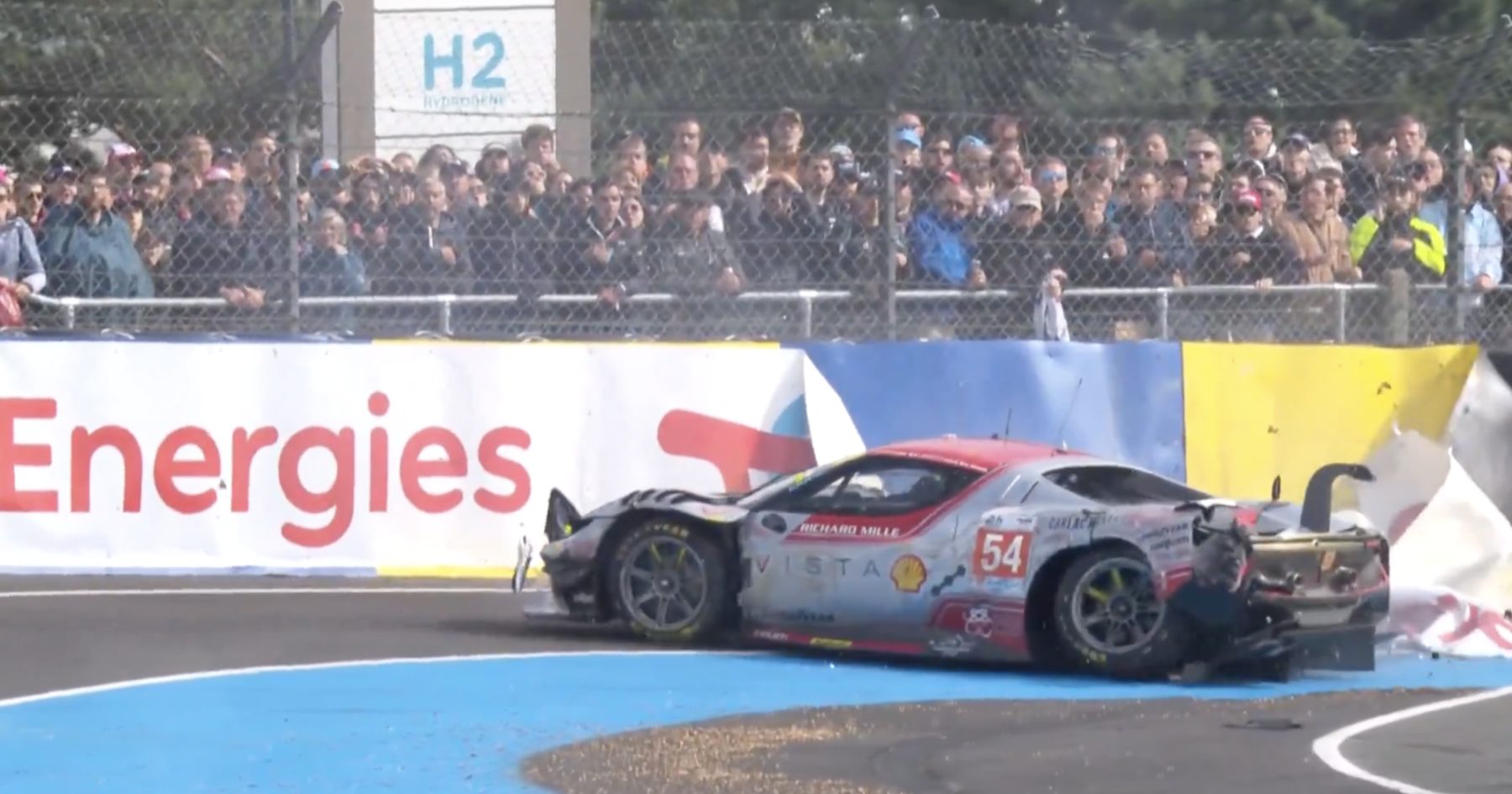 Ferrari's Heart-Stopping Moment: The Dramatic Crash at Le Mans 24 Hours