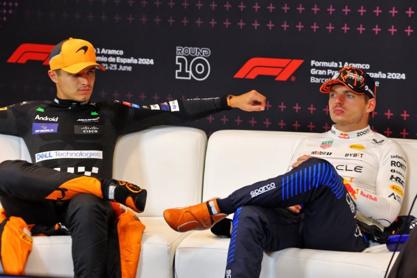 Mixed Emotions: Verstappen's Candid Comment on Norris Highlights Intensity of F1 Race Starts