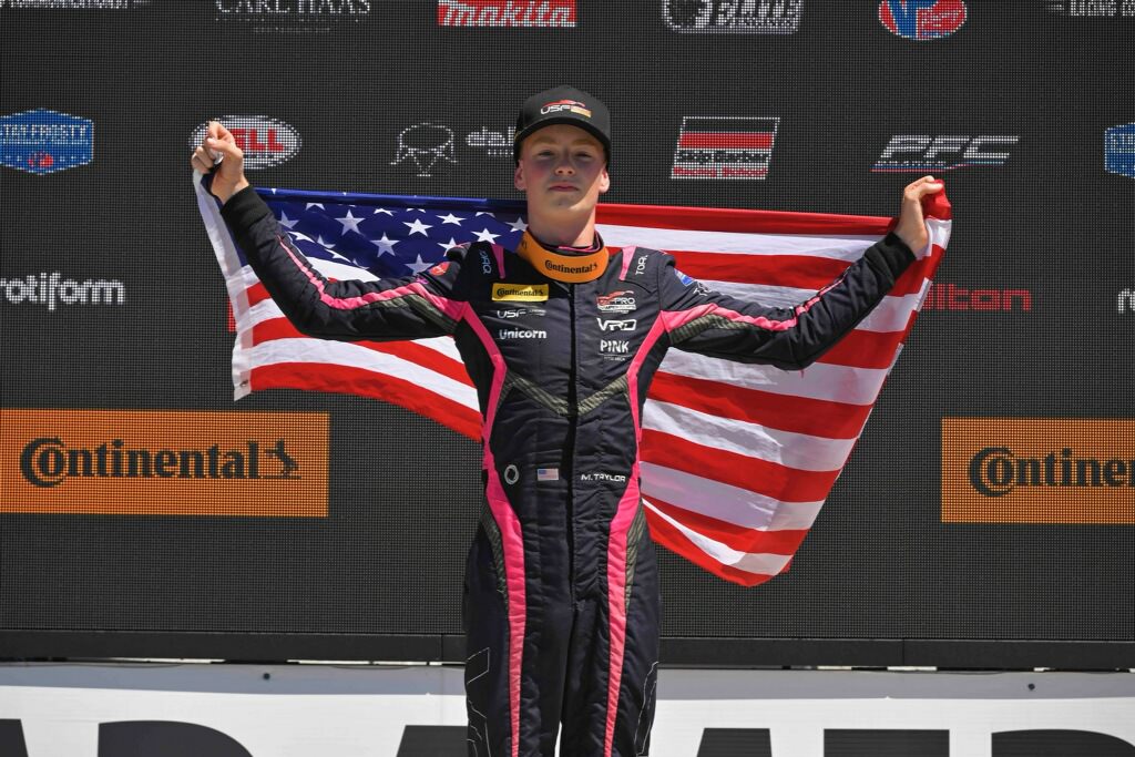 Taylor's Triumph: Dominating USF2000 with a Podium Sweep at Road America