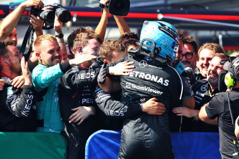 Russell repels Hamilton as Mercedes claim 1-2 in F1 Belgian GP