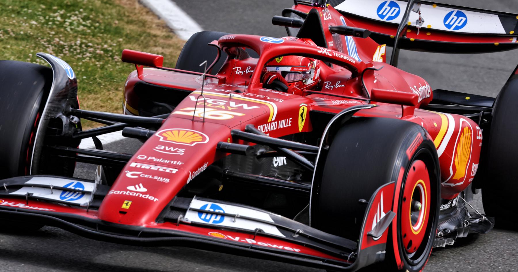 Leclerc suffers shock early British GP qualifying exit