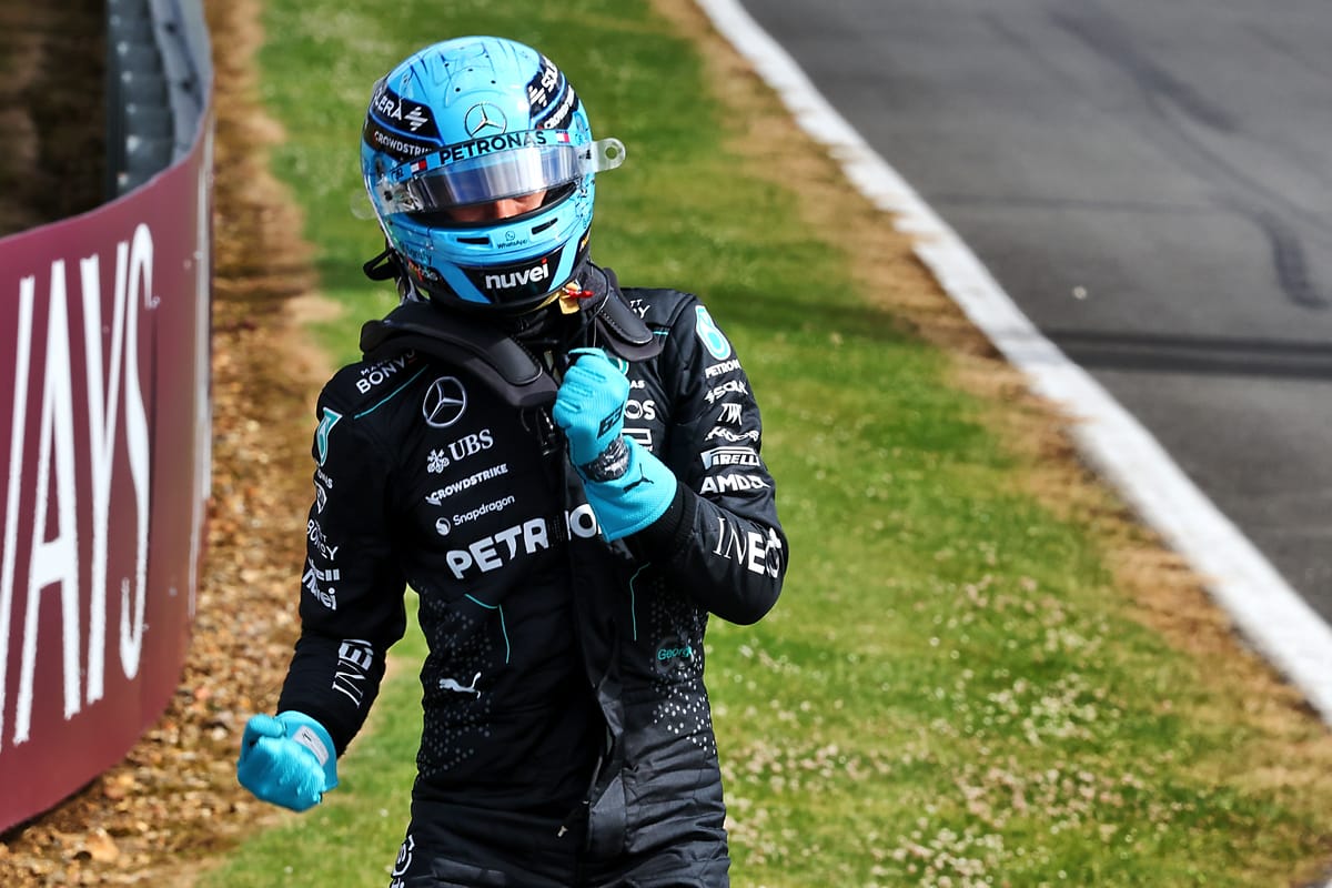 Russell Shines Bright at British GP Qualifying Amidst Chaos