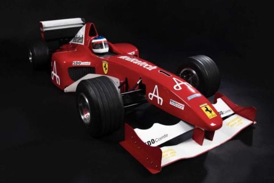 Rare Opportunity: Signed Schumacher Ferrari RC Scale Model Available for Sale