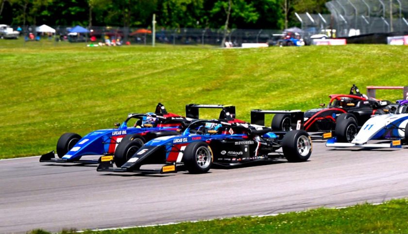 Victory at the Speed of Lightning: Papasavvas Dominates the Track in USF2000 at Mid-Ohio!