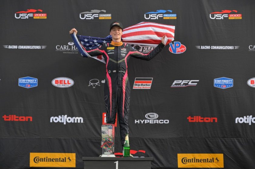Taylor Dominates Mid-Ohio with USF Juniors Double Victory