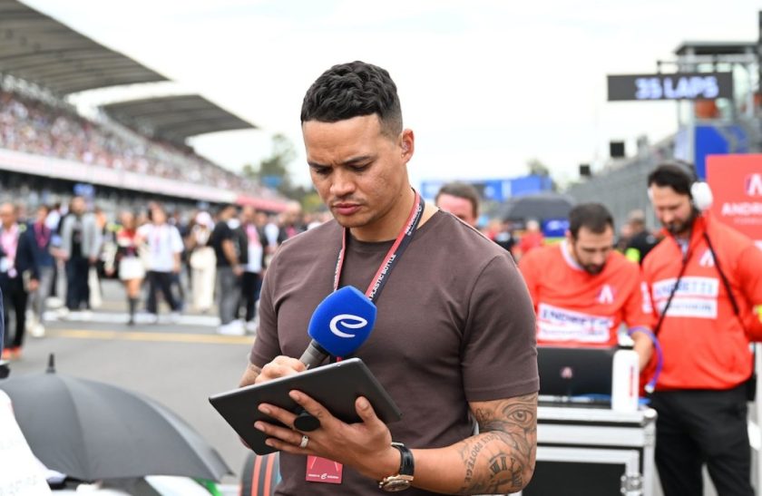 Jenas moves the goalposts from football pitch to Formula E race presenter