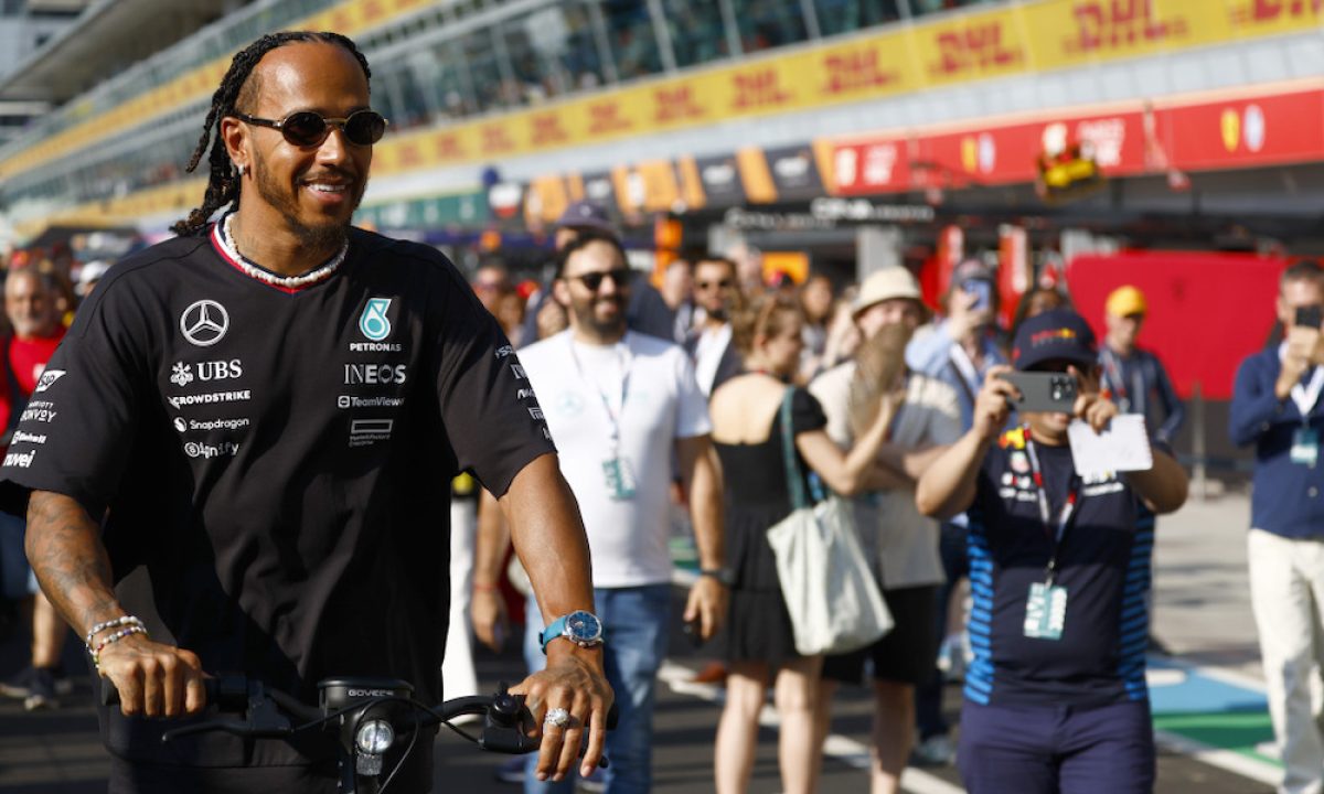 Hamilton soaking up tifosi vibes at Monza ahead of Ferrari move