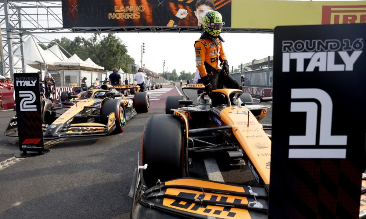 Norris leads McLaren front row lockout at Monza